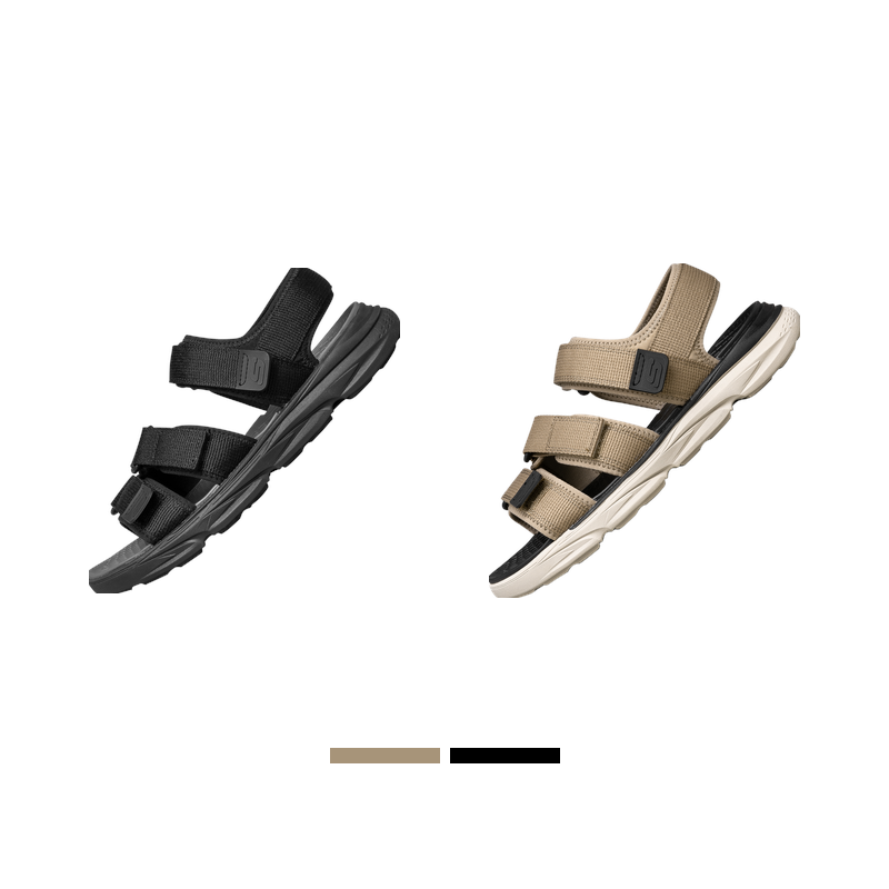 skechers春夏简约休闲男机能凉鞋 skechers运动运动沙滩鞋/凉鞋