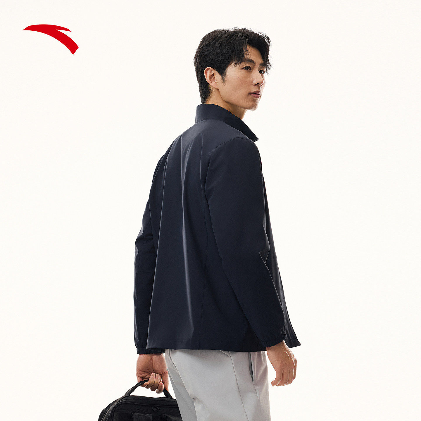 安踏立领针织外套男士冬季新款加厚保暖夹克运动服上衣152617622,淘宝优惠券,粉丝福利购,淘宝优惠卷