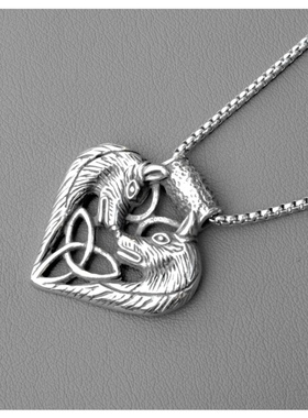 朋克男士吊坠项链欧美