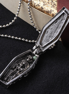 钛钢项链男士欧美十字架吊坠