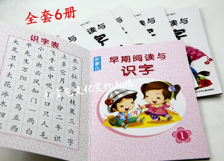 3-6岁认字书幼儿早期阅读与识字宝宝认生字拼音教材学龄前儿童识字教材大班升一年级识字书学认汉字幼儿园识字教材小中大班识字表 - 小编推荐 ...