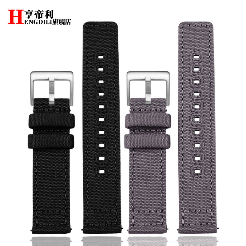 快拆帆布omega swatch欧米茄尼龙带 卓磊亨帝利配件