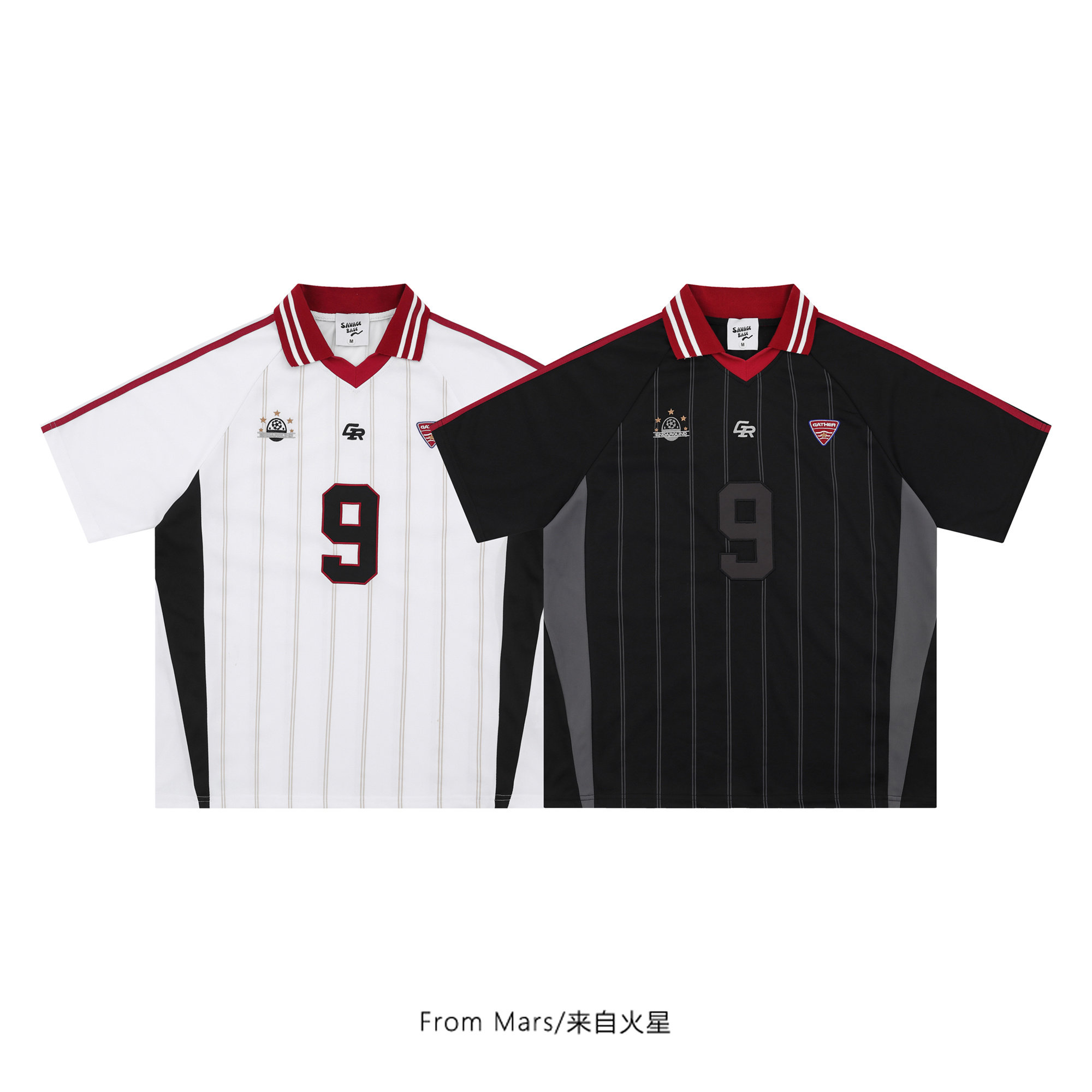 From Mars 会拥有的 慵懒风复古拼色条纹数字印花宽松短袖T恤夏季,淘宝优惠券,粉丝福利购,淘宝优惠卷