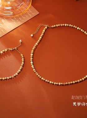 爆款天然贝壳串珠项链