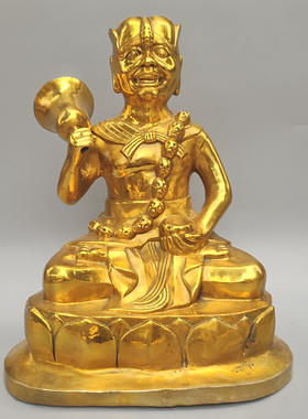 全铜监斋菩萨铜像使者大圣紧那罗护法像天神寺庙供奉承接定做