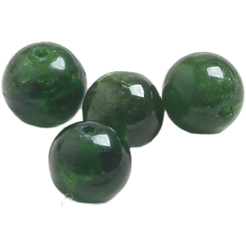 diy饰品配件 天然绿透辉石散珠单珠圆珠羽生结弦水晶手链材料包,淘宝优惠券,粉丝福利购,淘宝优惠卷