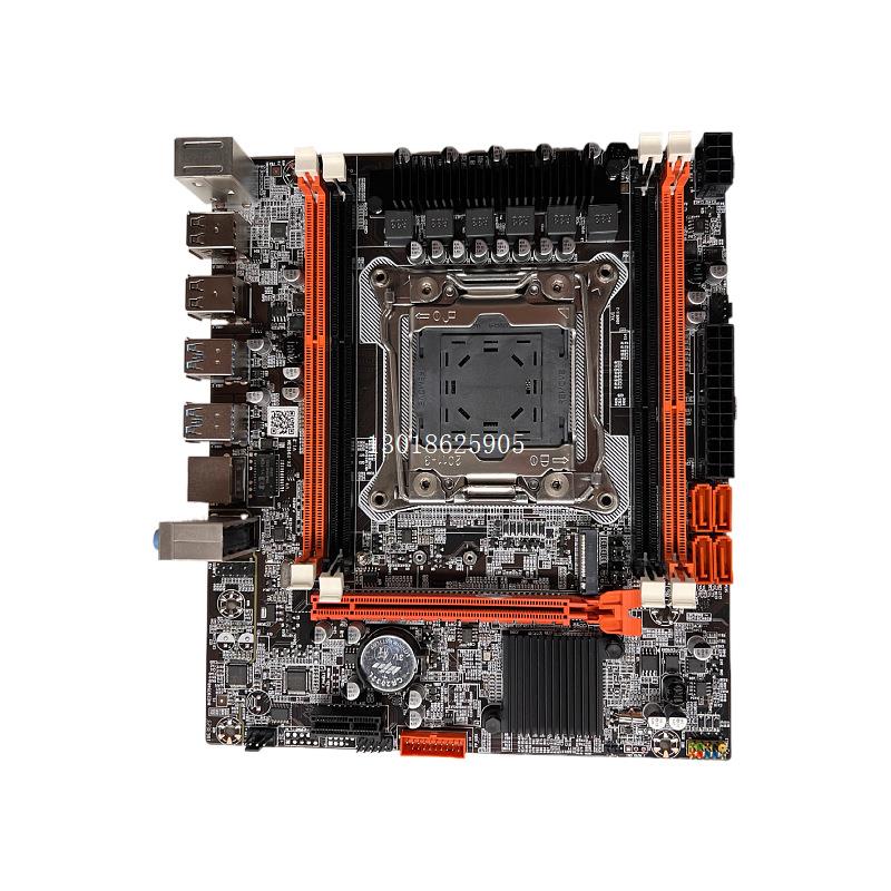 .全新X99主板电脑主板-3针内存DDR3LGA2011支持E5 2696 2666V-图1