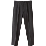 Оригинальные осенние джинсы с начесом, штаны, однотонное шерстяное пальто