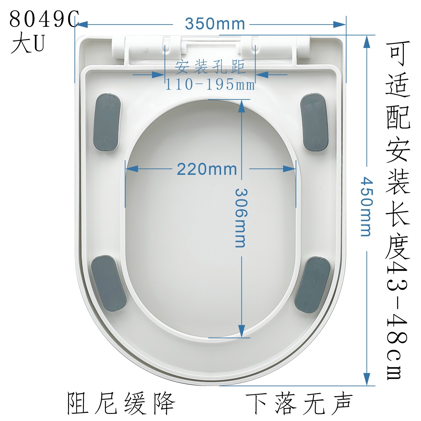 马桶盖家用通用坐便器盖板多规格可选加厚防臭马桶座圈,淘宝优惠券,粉丝福利购,淘宝优惠卷
