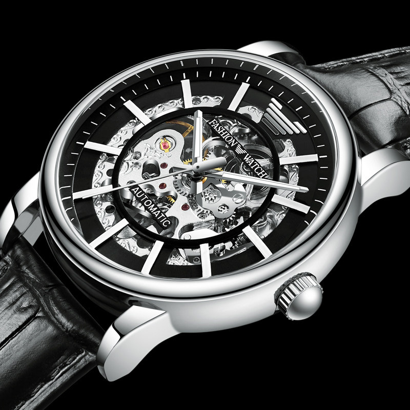 正品镂空防水瑞士 路欧斯宾国产腕表