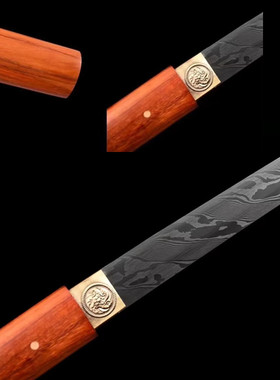 龙泉市刀剑武士刃太刀木居合道打刀武式刃拨刀具防身冷兵器未开刃