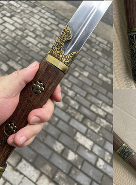 龙泉不良人埋鞘环首刀唐横刀剑锰钢宝剑一体唐剑汉剑冷兵器未开刃
