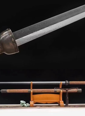 悟极双手剑宝剑龙泉双手刀武术刀剑防身刀具练习长剑冷兵器未开刃