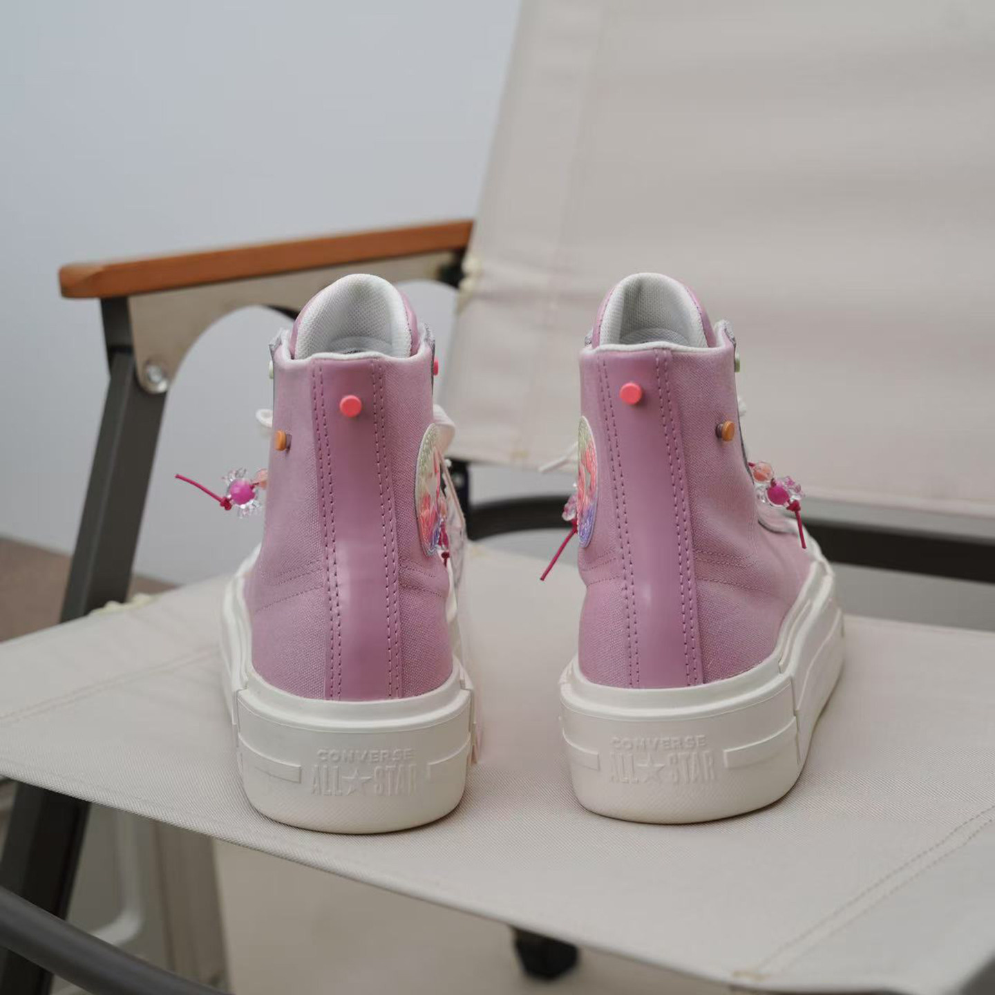 匡威正品  UU悠游高帮厚底分离解构 增高休闲 百搭帆布鞋 A12458C,淘宝优惠券,粉丝福利购,淘宝优惠卷