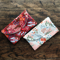 Text by hand for marriage RMBten thousand red packets cloth art Heavy work embroidered zero-wallet mobile phone bag glasses bag letter enveloping containing bag