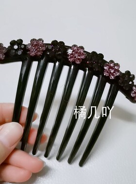 水钻花朵韩版头饰盘发器