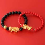 Оберег на день рождения, браслет из красной нити, браслет с одной бусиной для влюбленных, серебро 999 пробы, китайский гороскоп, подарок на день рождения