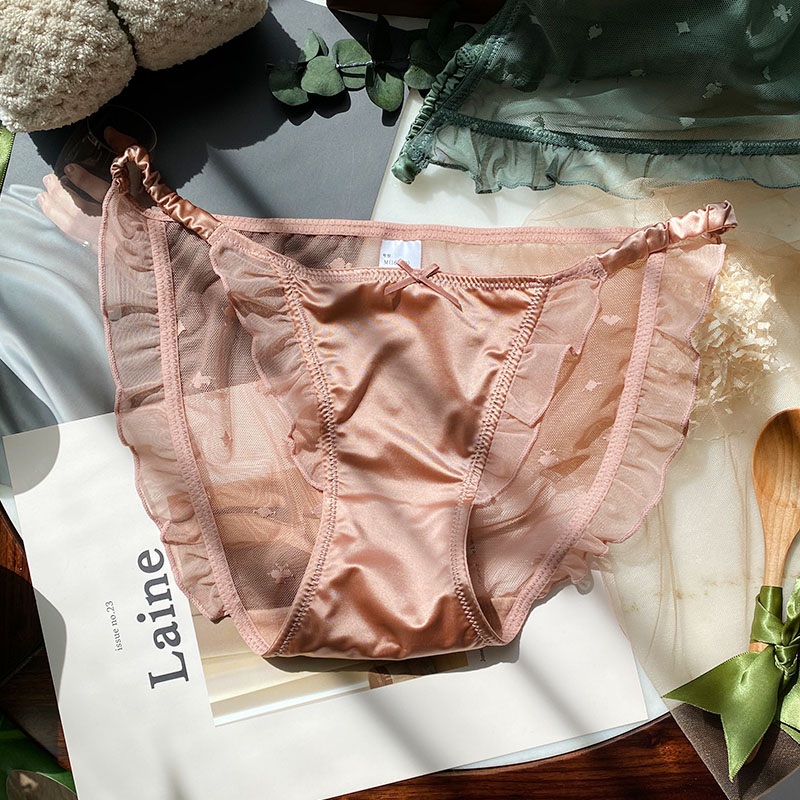 轻奢性感蕾丝内裤女士时尚低腰甜美少女学生舒适透气棉裆三角裤,淘宝优惠券,粉丝福利购,淘宝优惠卷