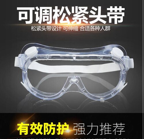 透明护目镜劳保密封近视防尘打磨切割防飞溅风镜工业防护防雾眼镜 - 图0