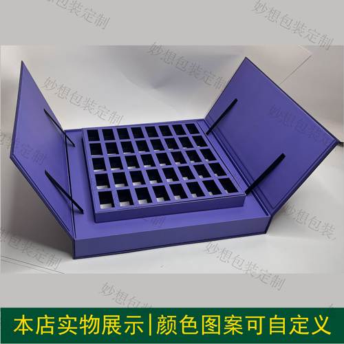 对开礼盒样机升降包装礼盒刀版图AI刀模图手提袋设计PSD贴图素材 - 图2