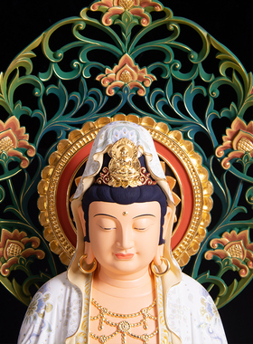 定制自在观世音菩萨工艺厂家木雕
