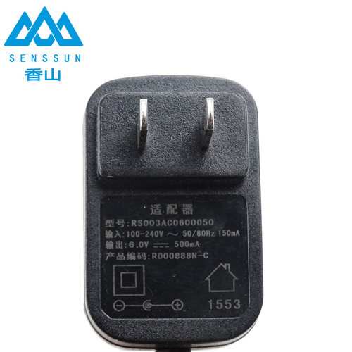 香山金叶电子秤原装充电器ACS-30kg 150公斤台称6V圆孔通用电源线 - 图3