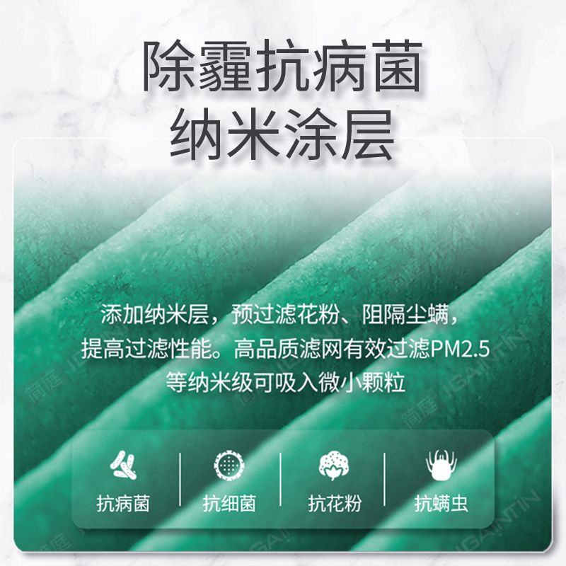 适配美的空气净化器森林Air3滤芯P500/KJ500G-F11/L1滤网FC-50F1