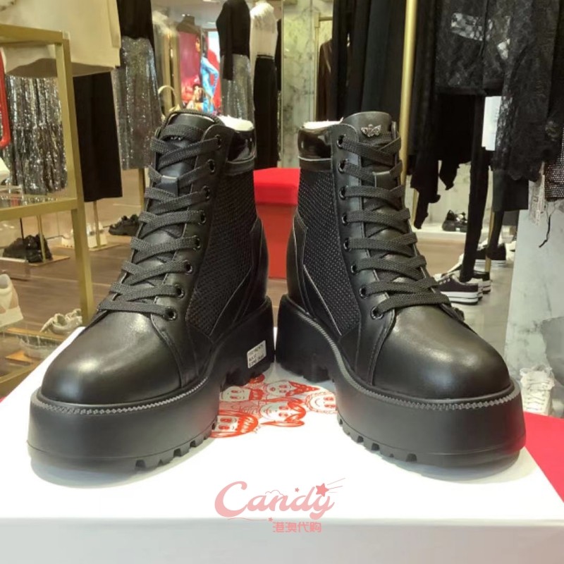 香港代购iijin艾今2025超轻真皮网面内增高8.5cm厚底马丁靴女短靴,淘宝优惠券,粉丝福利购,淘宝优惠卷