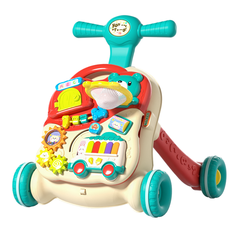 婴儿学步车防O型腿防侧翻宝宝学步手推车学走步助步车儿童玩具1岁,淘宝优惠券,粉丝福利购,淘宝优惠卷