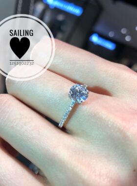 香港英国克拉白金钻石戒指现货