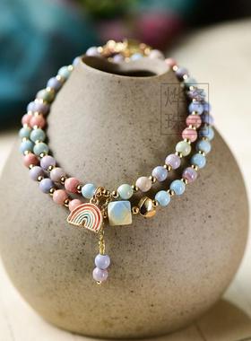 阿拉善戈壁彩玉油画风爆裂