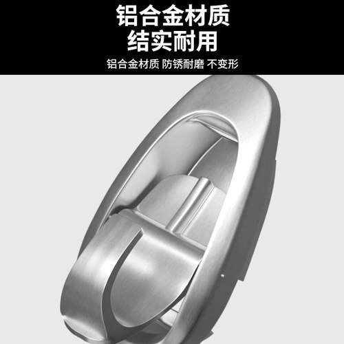 适用雅迪M6专用挂钩铝合金M8M5T5T2电动车前置通用电瓶车头盔挂钩 - 图3