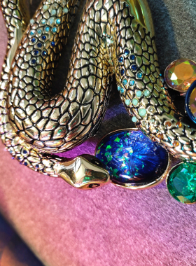 欧美小众设计宝石镀金项链