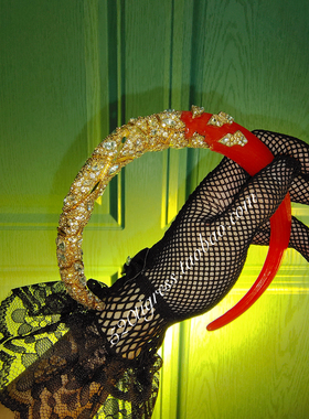 小众设计重工镀真金宝石罕见项圈