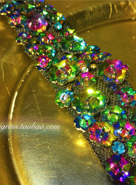 小众设计幻彩夸张古董颈链