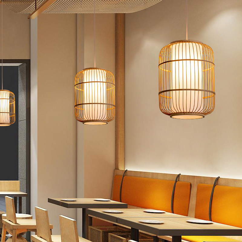 东南亚吊灯复古茶室民宿客栈火锅店简约手工餐厅竹编灯笼鸟笼灯具,淘宝优惠券,粉丝福利购,淘宝优惠卷