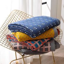 Summer wool towels Pure Cotton Cloth Towel Blanket Thickened Double Single Air Conditioning Quilt by children Nap Blankets Summer Cold Quilt