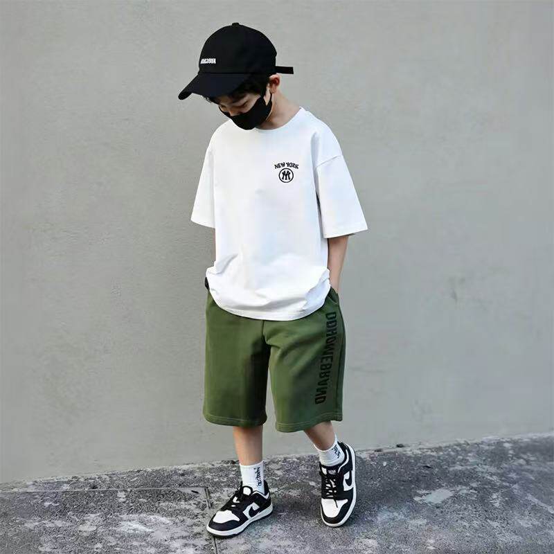 MY圆领短袖T恤夏季潮流纯棉男女同款儿童 L2