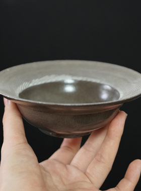 「孤品」一枚橙 侘寂民宿样板房床头陶瓷小摆件客厅茶几边几装饰