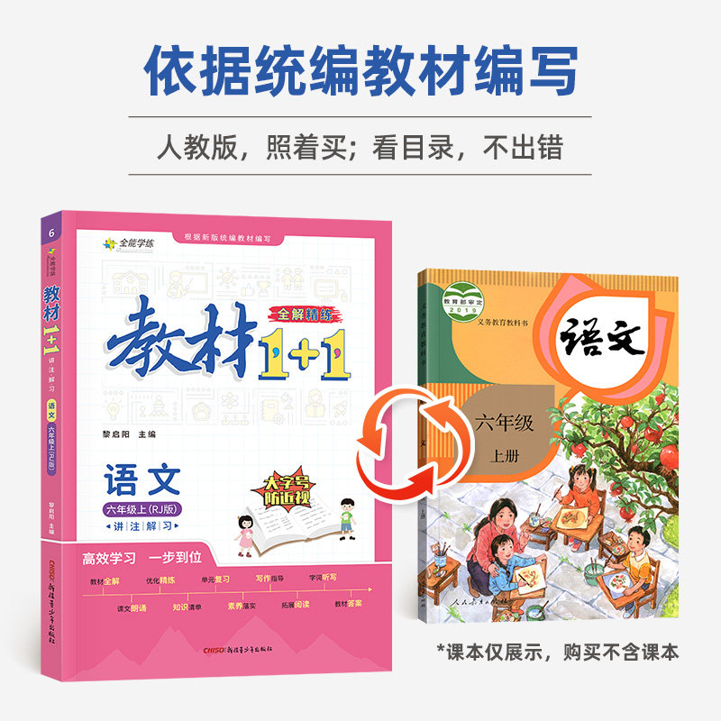 2023版教材全解1十下册语文英语+ 至美星光图书小学教辅