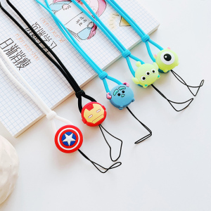 手机挂绳硅胶卡通可爱绳