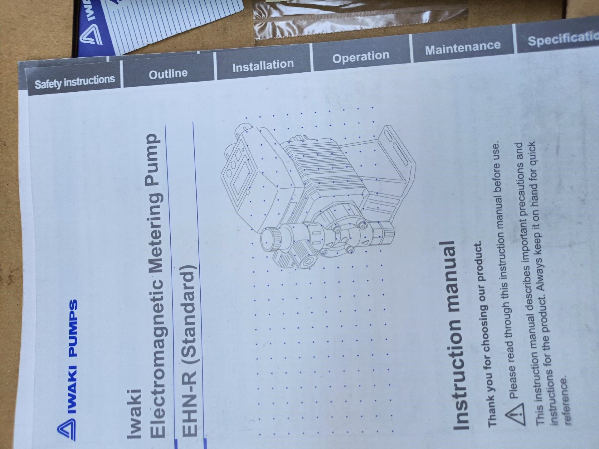 EHN-B11VH1R原装正品日本IWAKI易威奇电磁计量泵 - 图2