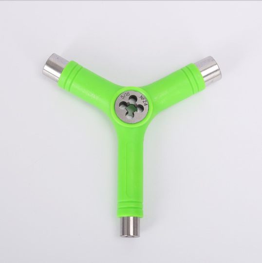 Double tilt longboard skateboard y-shaped tool nut assembly