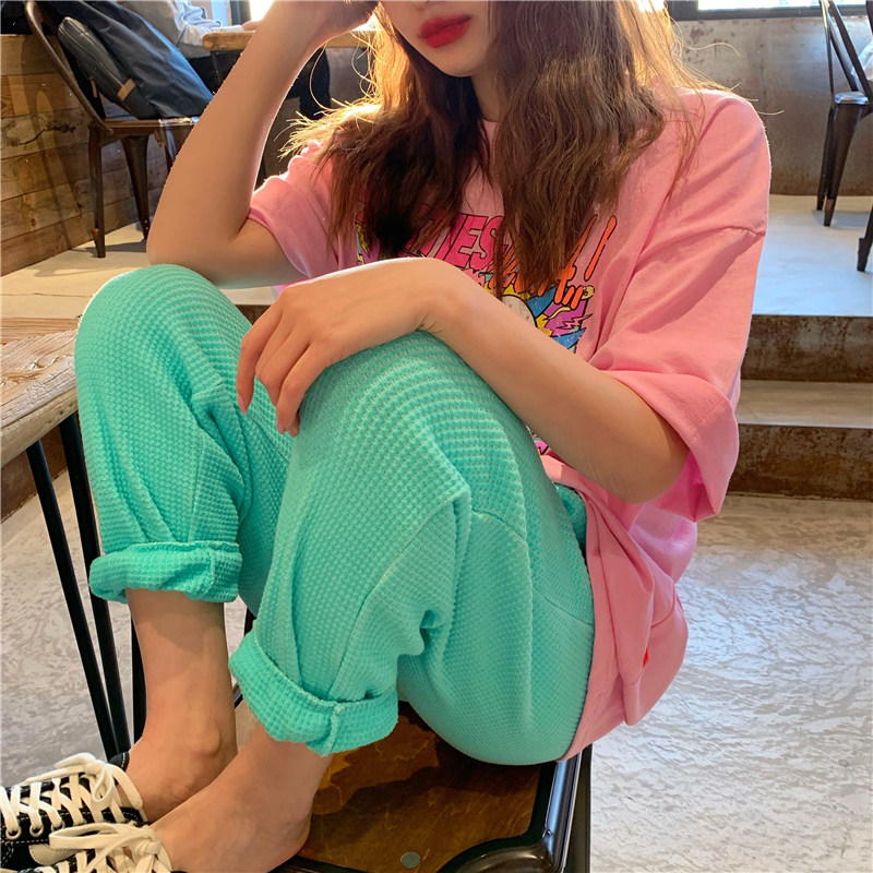 韩国东大门2020夏钱多多卡通女t恤 秀茵T恤