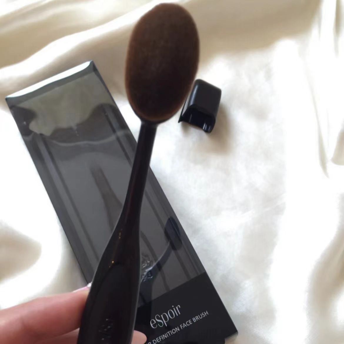 韩国原装艾丝珀espoir明星粉底刷化妆师专业长柄BB霜刷便携不吃粉,淘宝优惠券,粉丝福利购,淘宝优惠卷