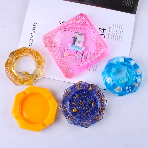 兰锦 Пепельница, форма, комплект ручной работы, силиконовый набор материалов, «сделай сам»