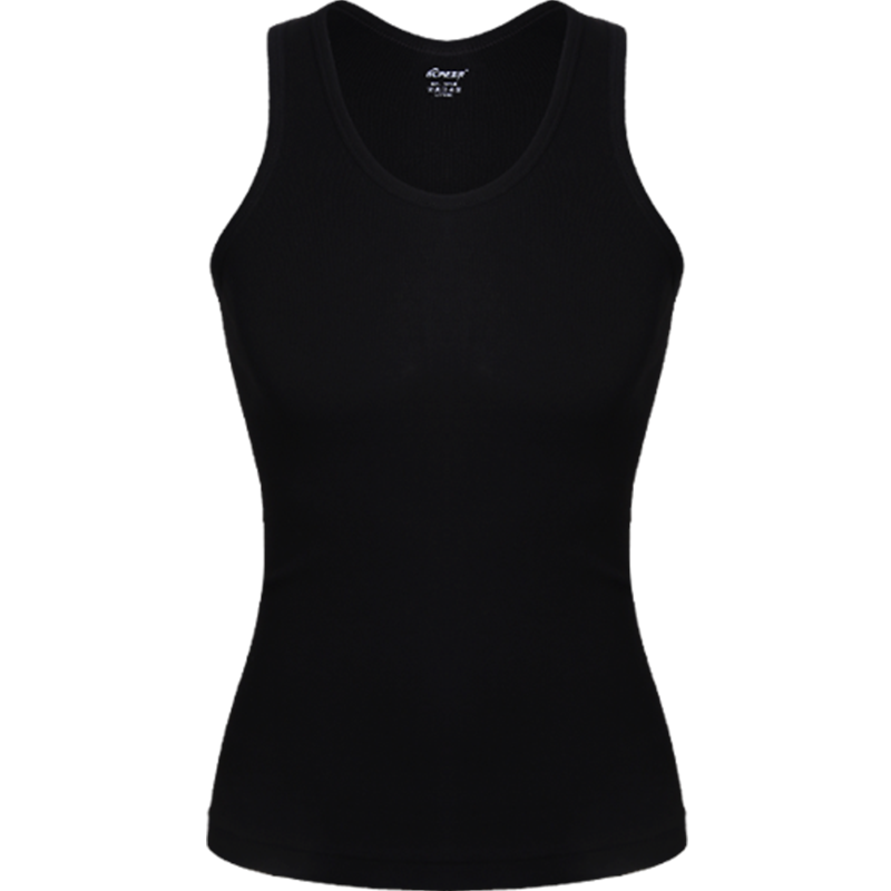 宝派男士纯棉运动健身跨栏白潮t恤 bopie联美背心/马甲