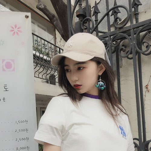 MLB, бейсболка, цветная ретро кепка, брендовая шапка подходит для мужчин и женщин