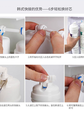 志高开水机滤芯PP颗粒超滤全众荣事达饮水机韩式快接通用伯升滤芯