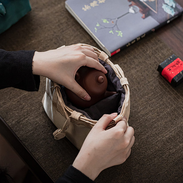 Sanbumi tea packaging one pot two cups travel tea set